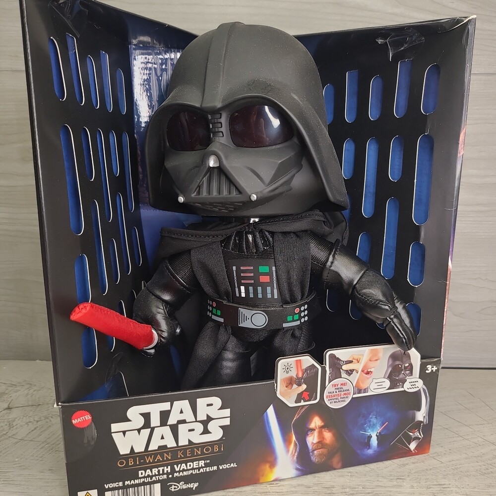 Star Wars Darth Vader Helmet Voice Manipulator Plush Toy NEW BNIB